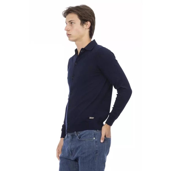 Classic Cotton Collared Shirt Blue