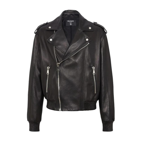 Leather Bomber Jacket