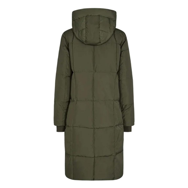 Green Square Down Coat