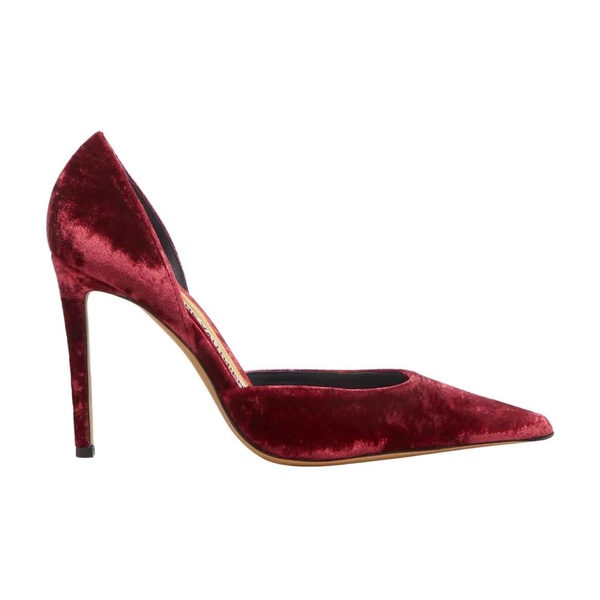 Burgundy Pointed Toe High Heels