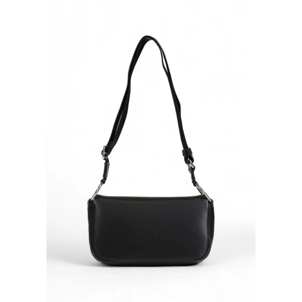 Black Polyurethane Handbag Fall/Winter