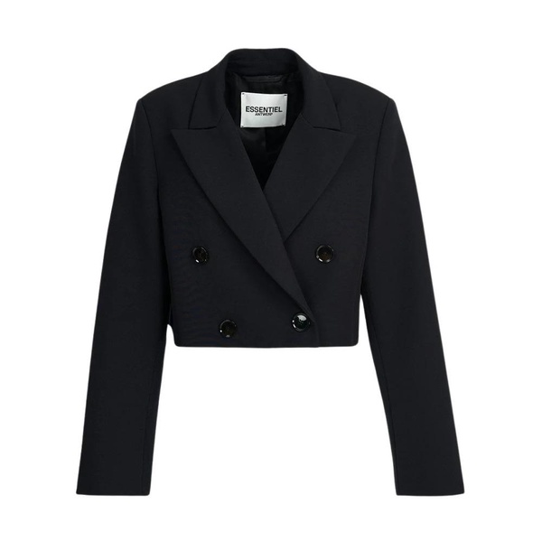 Black Emergency Blazer - Americana Cropped