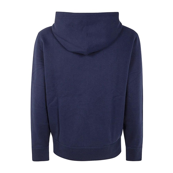 Navy Fleece Hooded Sweatshirt