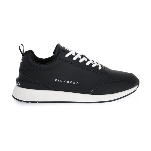 Black Calf Leather Sneakers