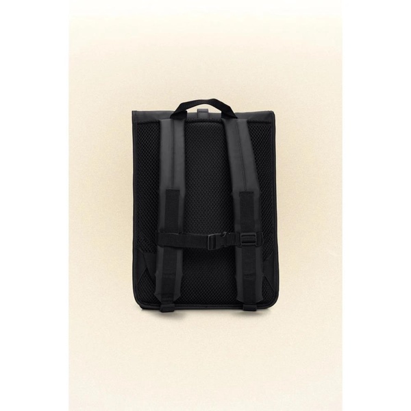 Black Rolltop Backpack W3 01 Black Backpack