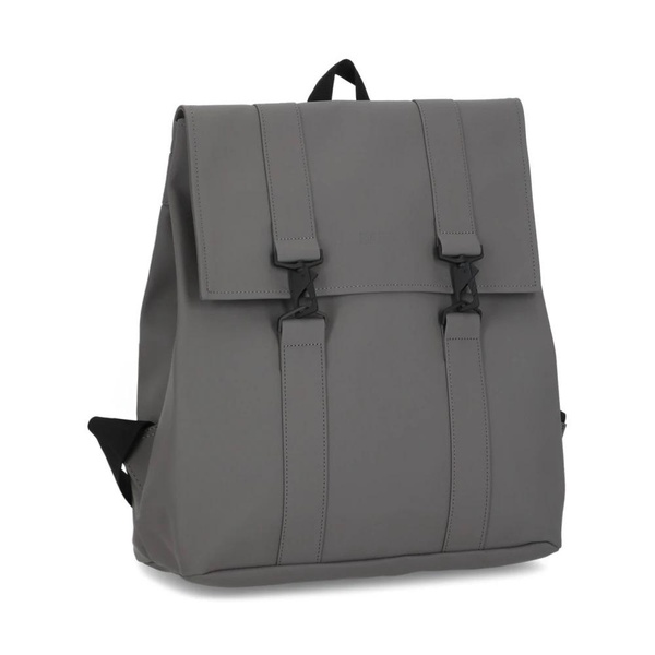 Grey Waterproof Backpack with Adjustable Straps