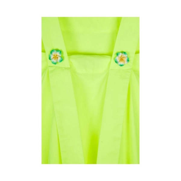 KUAI TECHNICAL Neon Yellow Long Dress