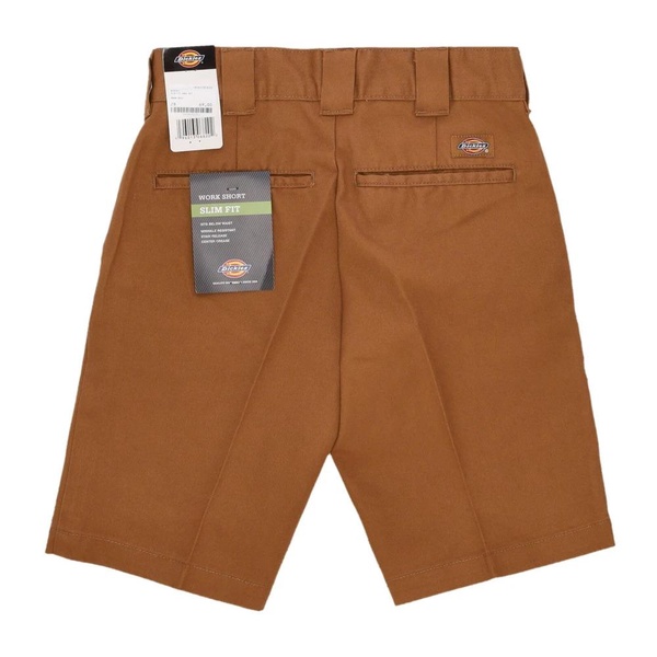 Structured Fabric Men's Shorts Brown