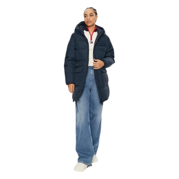 Blue Coat with Adjustable Hood