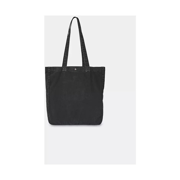 Garrison Tote Black Stone Dyed