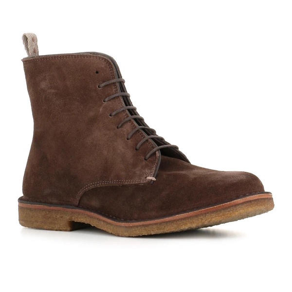 Brown Suede Leather Boots