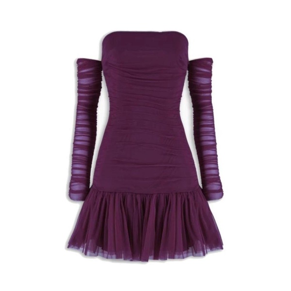 Bordeaux Stylish Dress