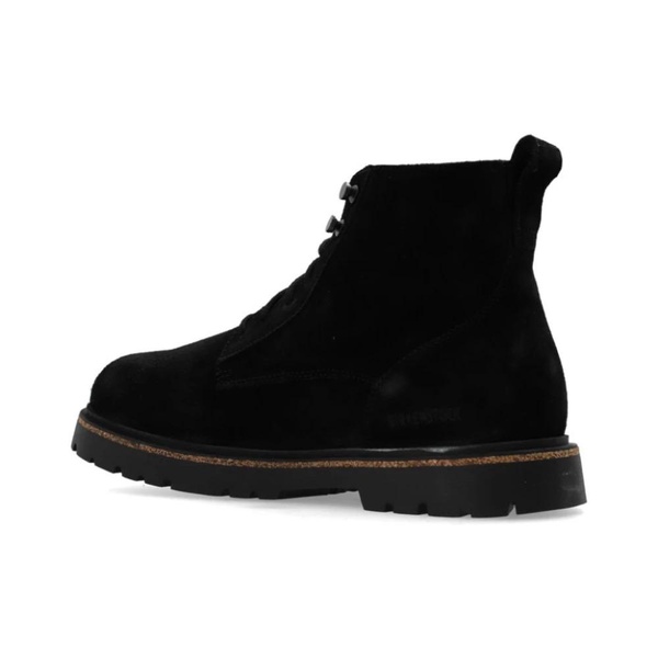 Black Suede Highwood Boots Lace-up