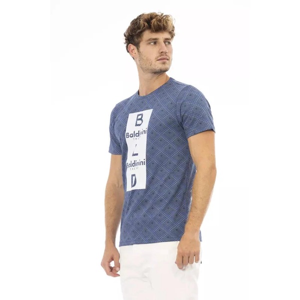 Blue Trend T-Shirt with Front Print