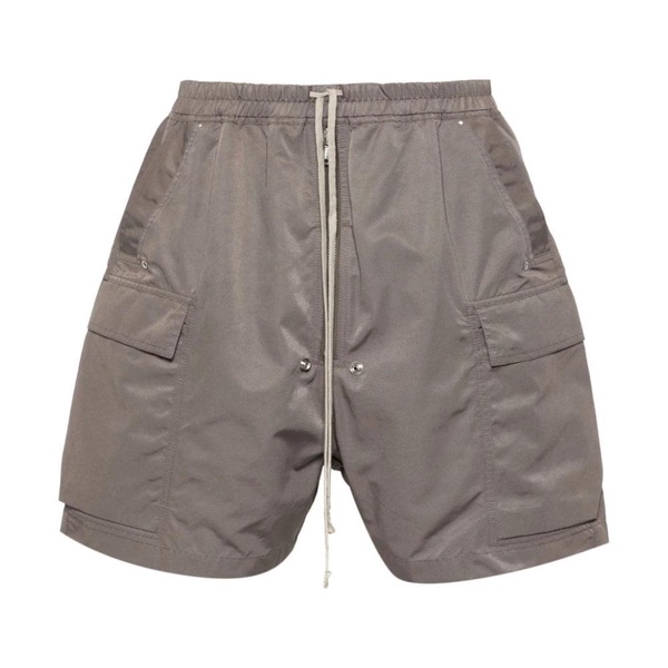 Casual Knee-Length Grey Shorts