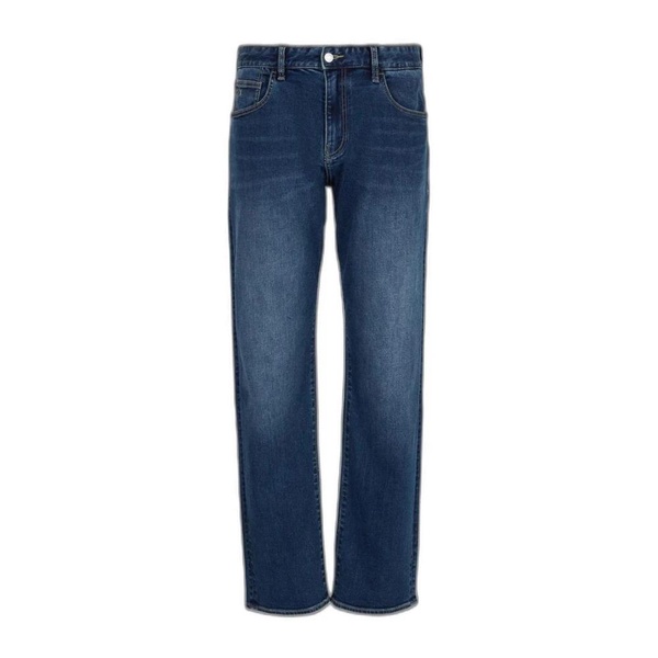 Blue Slim Fit Cotton Stretch Jeans