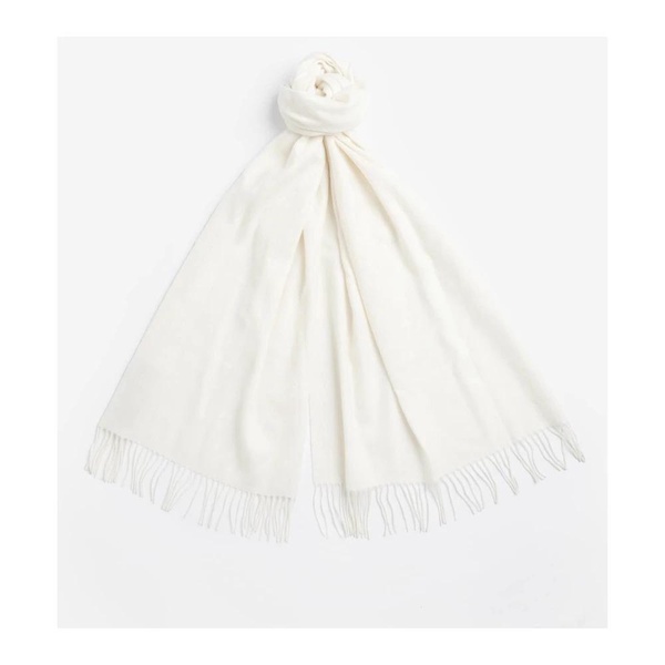 Soft and Smooth Wool Scarf with Tassel Hem