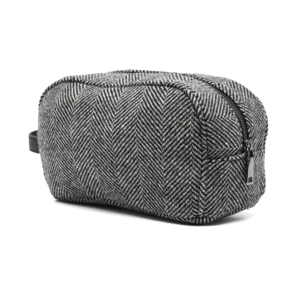 Herringbone Wool Blend Bag