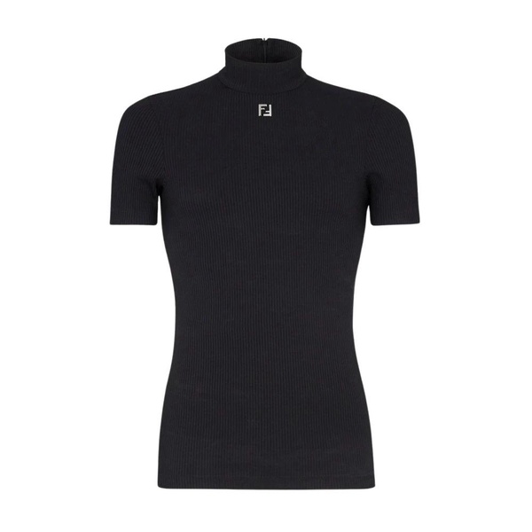 Fendi T-shirts and Polos Black