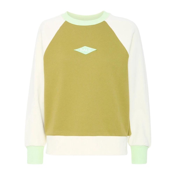 Raglan Crew Neck Sweatshirt Moss Green