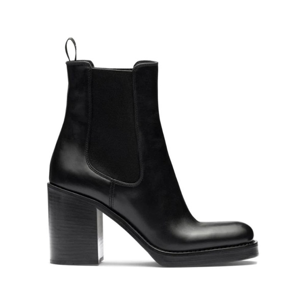 Leather Sporty Ankle Boots