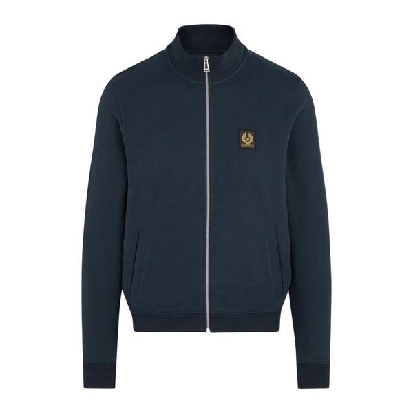 Navy Blue Zip-Through Sweatshirt