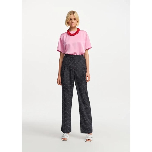 Flamingo Strass Diplomatic Stripe Pants