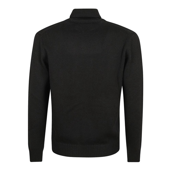 Black Sweater with T Neck Pullover