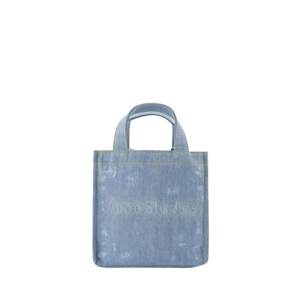 Logo Mini Tote Bag - Acne Studios - Blue - Denim