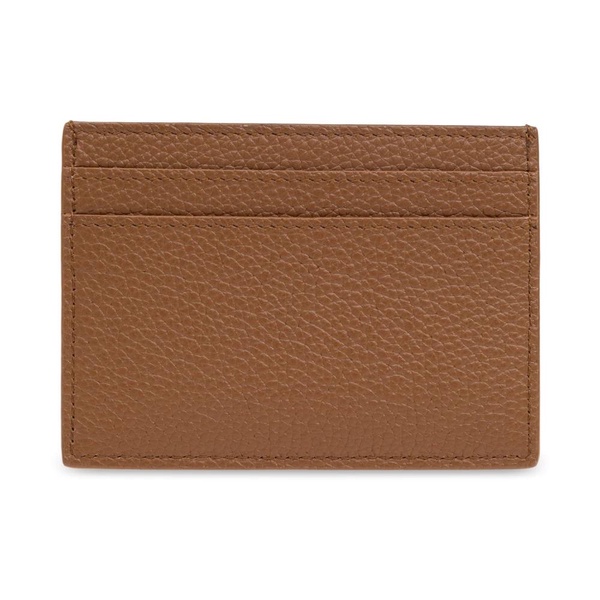 Cassandre Logo-Debossed Full-Grain Leather Cardholder