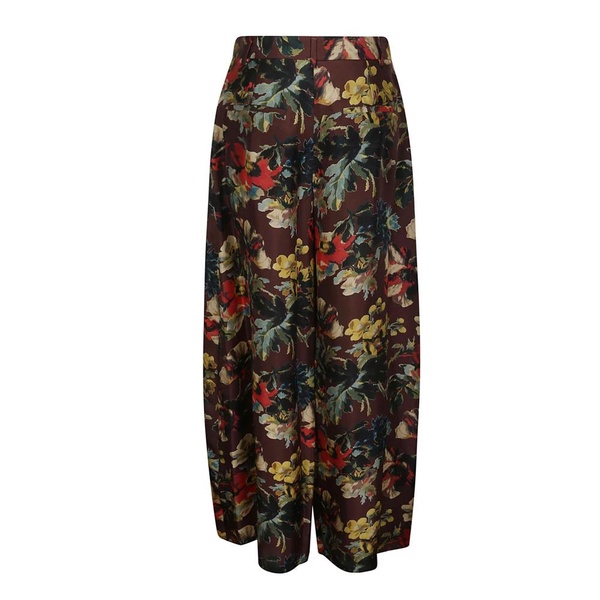 Silk Balloon Tapestry Trousers