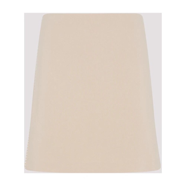 A-Line Mini Skirt in Nude Khaki