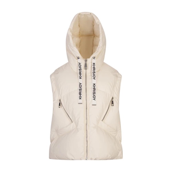 Iconic White Padded Gilet