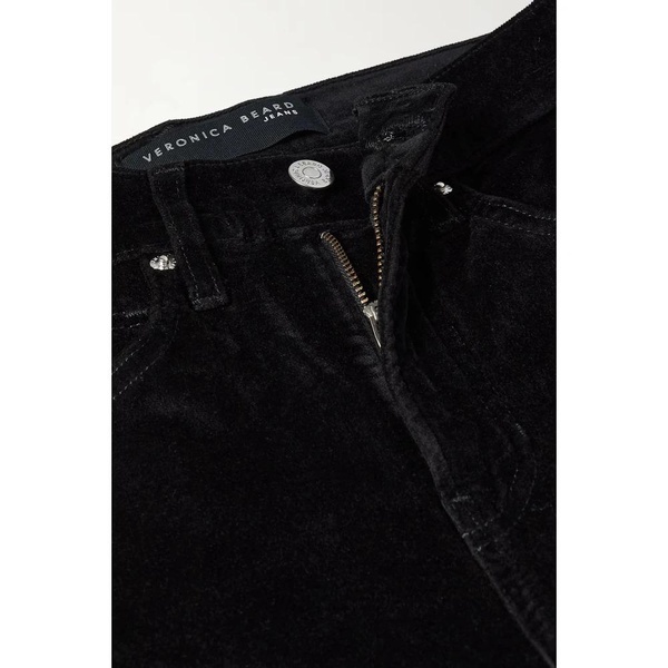 Black Velvet Bell Bottom Pants