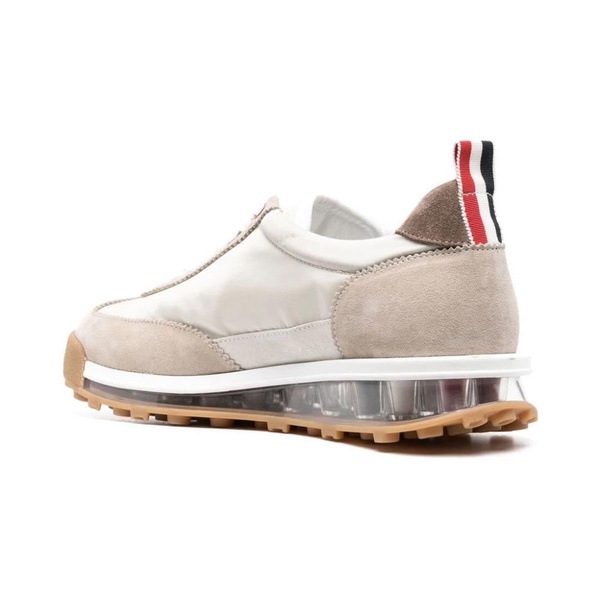 Beige Tech Runner Low-Top Sneakers