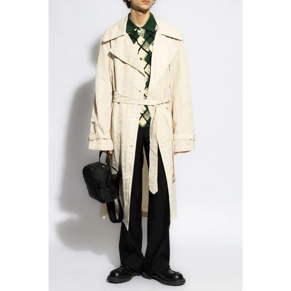 Double-breasted trench coat