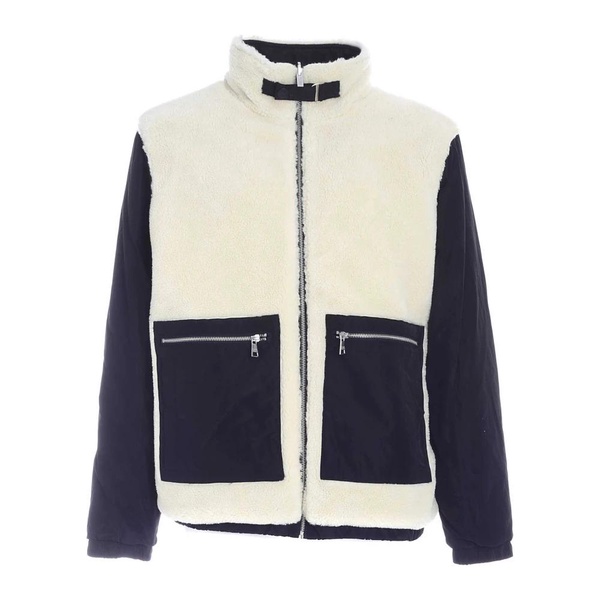 Karl Lagerfeld Teddy-Effect Reversible Jacket