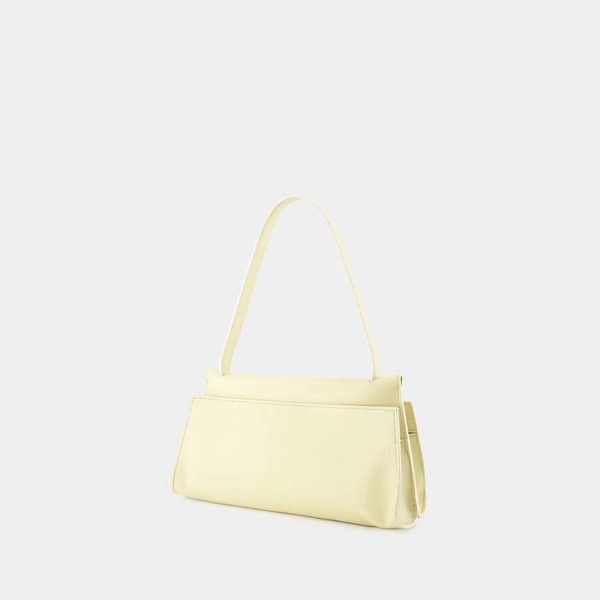 Long Papillon Hobo Bag - Elleme - Vanilla - Leather