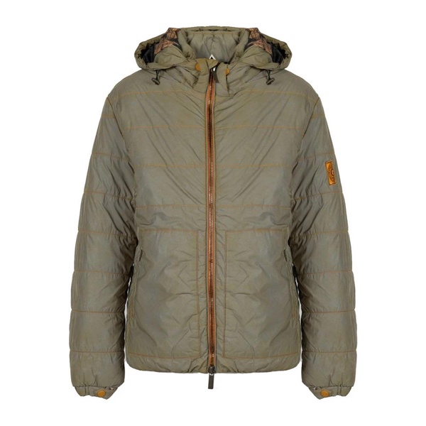 Reflective Quilted Jacket with Detachable Hood