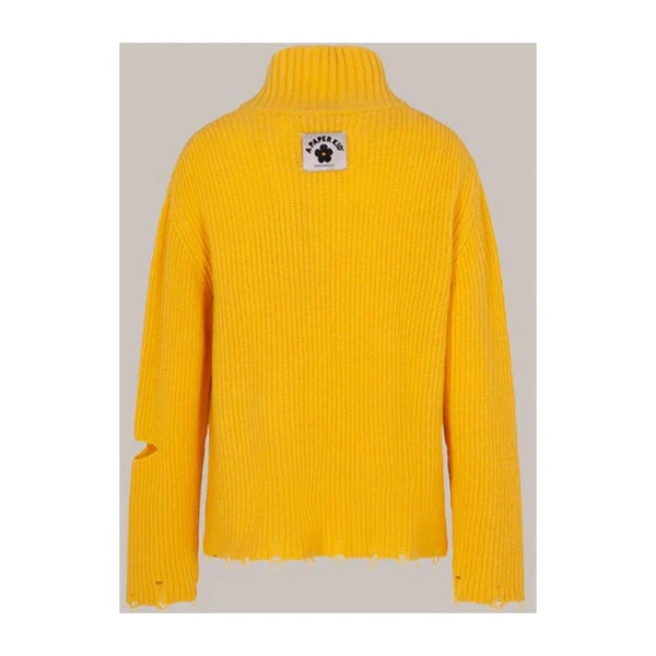 Yellow Knitted Jacket