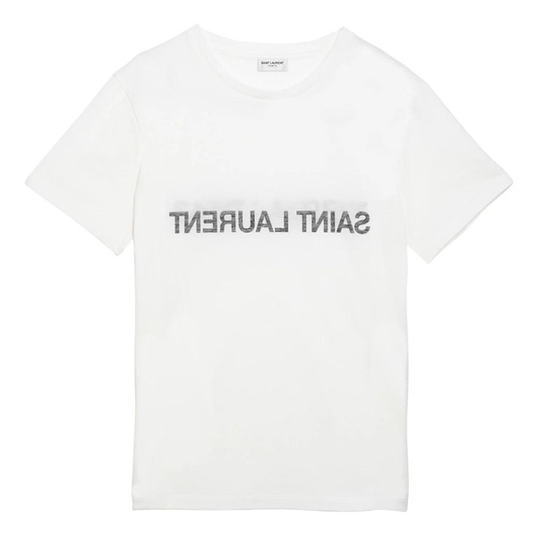 SAINT LAURENT Reverse Logo T-Shirt for Men - SS24 Collection