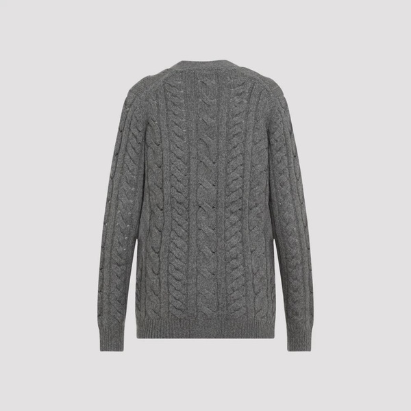 Luxury Grey Cashmere Sweater