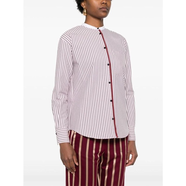 Vertical Stripe Shirt Pink Multicolour