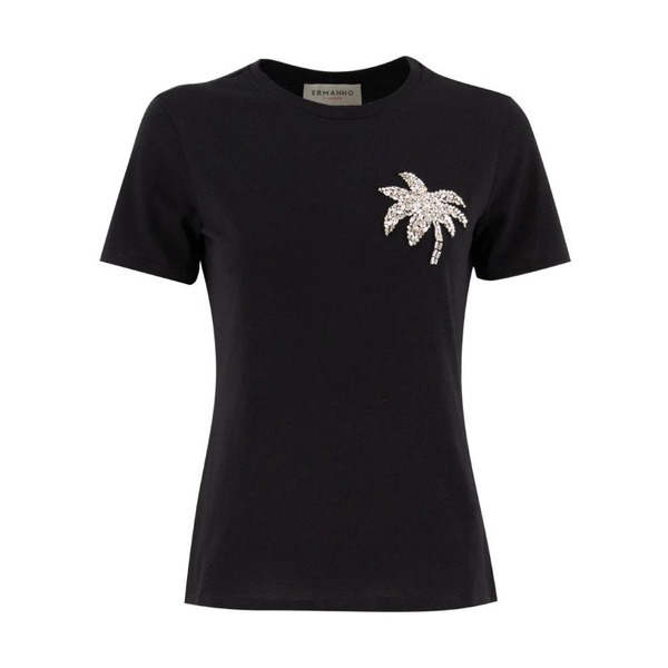 Embroidered Cotton T-shirt