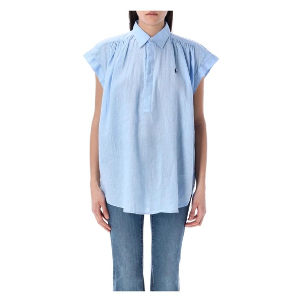 Women's Clothing Shirts Baby Blue SS25