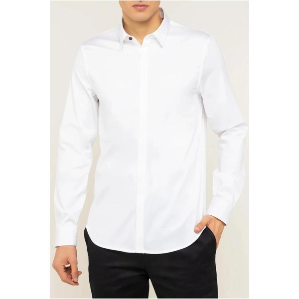 Slim Fit White Formal Shirt