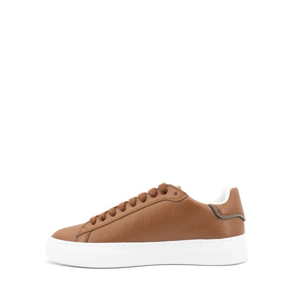 Grained Leather Sporty Shoes