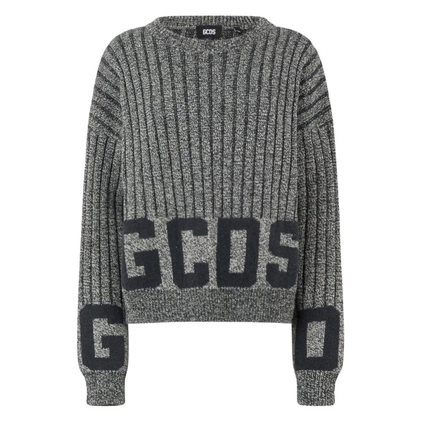 Ribbed Logo Sweater