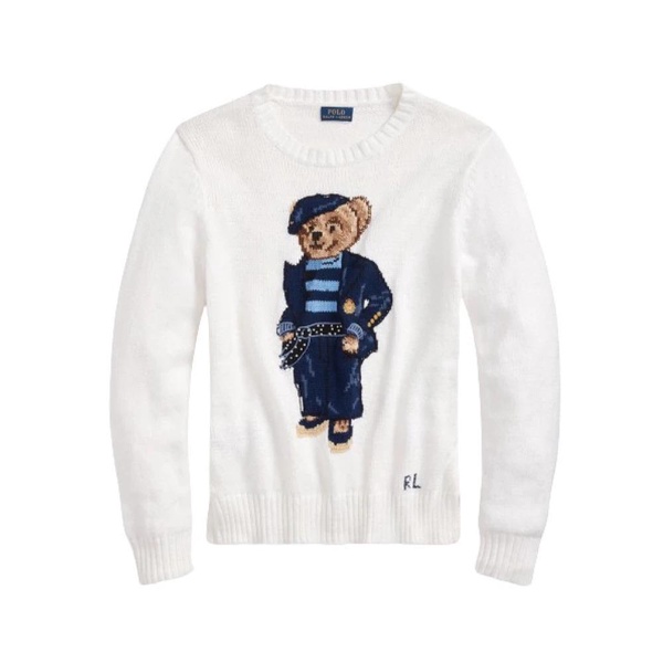 Marine Polo Bear Embroidered Sweater