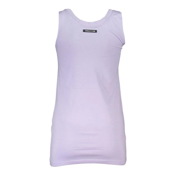 Elegant Purple Tank Top with Wide Shoulders